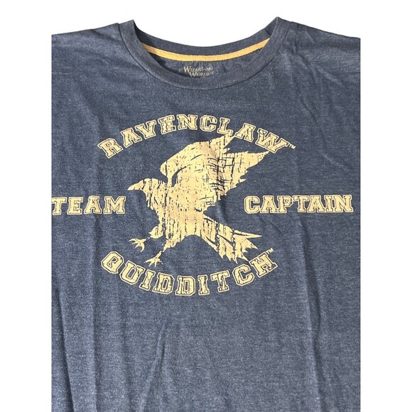 Harry Potter Ravenclaw Quidditch Team Captain T Shirt Universal Blue Size L - Picture 3 of 4